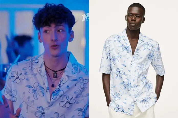 INFLUENCES : la chemise fleurie de Thibault dans l’épisode 25