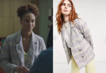 DEMAIN NOUS APPARTIENT : la veste à carreaux de Jahia dans l’épisode 1064