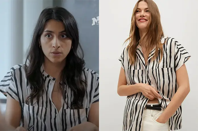 INFLUENCES : la blouse à rayures de Thalya dans l’épisode 29