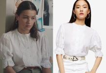 ICI TOUT COMMENCE : la blouse blanche d’Anaïs dans l’épisode 264