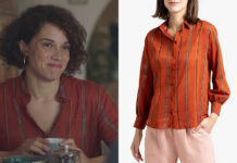 DEMAIN NOUS APPARTIENT : la chemise rayée de Bénédicte dans l’épisode 1050