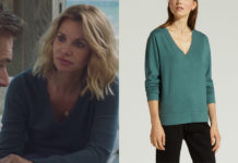 DEMAIN NOUS APPARTIENT : le pull bleu vert de Chloé dans l’épisode 1061