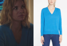 DEMAIN NOUS APPARTIENT : le pull bleu de Chloé dans l’épisode 1068