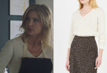 ICI TOUT COMMENCE : le pull ajouré de Constance dans l’épisode 263