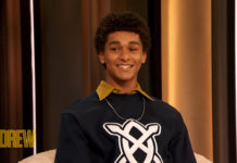 THE DREW BARRYMORE SHOW : Jaden Michael’s sweater