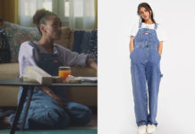 DEMAIN NOUS APPARTIENT : la salopette en jean de Jahia dans l’épisode 1049