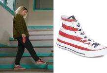 CHRISTMAS FLOW : les baskets drapeau américain de Jeanne dans l’épisode 3