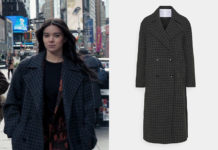 Hawkeye : Kate’s Long Plaid Double-Breasted Coat in S1E01