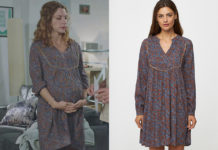 PLUS BELLE LA VIE : la robe bleue de Léa dans l’épisode 4419