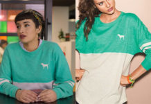 CHRISTMAS FLOW : le sweat vert et rose de Lila dans l’épisode 3