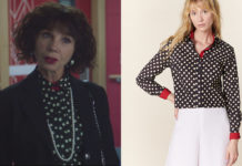 DEMAIN NOUS APPARTIENT : la blouse à pois de Rebecca dans l’épisode1064