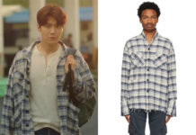 HOMETOWN CHA-CHA-CHA : Hong Du-Sik’s distressed checked shirt in S1E01