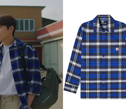 HOMETOWN CHA-CHA-CHA : Hong Du-Sik’s blue checked shirt in S1E02