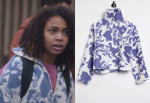 DEMAIN NOUS APPARTIENT : le sweat en polaire d’Angie dans l’épisode 1073