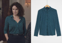 ICI TOUT COMMENCE : la chemise imprimée de Clotilde dans l’épisode 287