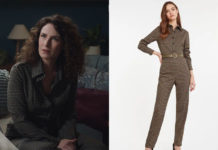 ICI TOUT COMMENCE : la combi pied-de-poule de Clotilde dans l’épisode 292