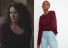 ICI TOUT COMMENCE : le pull en cachemire bordeaux de Clotilde dans l’épisode 293