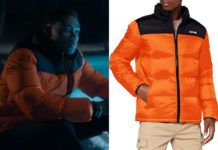 KITZ : la doudoune orange de Dominik dans l’épisode 1