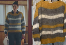 PLUS BELLE LA VIE : le pull à rayures d’Élodie dans l’épisode 4442