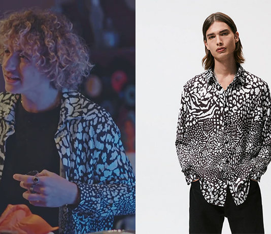 PLUS BELLE LA VIE : la chemise à imprimé animalier de Kylian dans l’épisode 4444