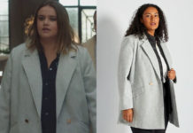 DEMAIN NOUS APPARTIENT : le manteau gris de Lina dans l’épisode 1083