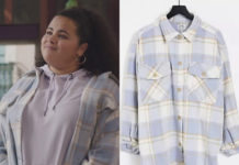 DEMAIN NOUS APPARTIENT : la surchemise à carreaux de Lizzie dans l’épisode 1072