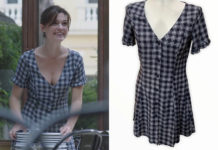 ILS ÉTAIENT 10 : la robe à carreaux de Maryline dans le premier épisode