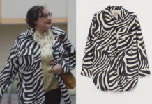 DEMAIN NOUS APPARTIENT : la surchemise zébrée de Mona dans l’épisode 1088