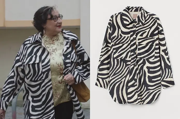 DEMAIN NOUS APPARTIENT : la surchemise zébrée de Mona dans l’épisode 1088