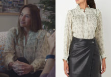 ICI TOUT COMMENCE : la chemise imprimée de Rose dans l’épisode 283