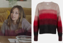 DEMAIN NOUS APPARTIENT : le pull en mohair rose foncé de Sofia dans l’épisode 1074
