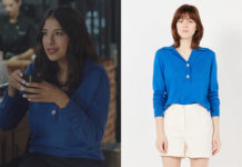 DEMAIN NOUS APPARTIENT : le pull bleu de Soraya dans l’épisode 1076