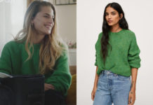 DEMAIN NOUS APPARTIENT : le pull vert de Victoire dans l’épisode 1084