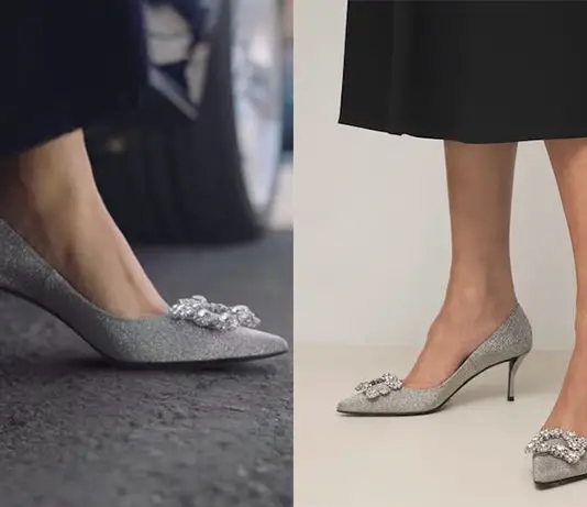 HOMETOWN CHA-CHA-CHA : Yoon Hye-Jin’s Flower Strass Buckle pumps in S1E01