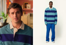 QUEER EYE : Antoni’green rugby polo shirt in S6E03