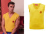 QUEER EYE : Antoni ‘s yellow sleeveless sweater in S6E06