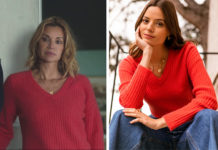 DEMAIN NOUS APPARTIENT : le pull rouge de Chloé dans l’épisode 1109