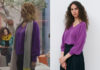 DEMAIN NOUS APPARTIENT : le pull en cachemire violet de Chloé dans l’épisode 1108