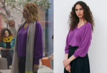 DEMAIN NOUS APPARTIENT : le pull en cachemire violet de Chloé dans l’épisode 1108