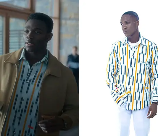 KITZ : la chemise à motifs verts et jaunes dans l’épisode 3