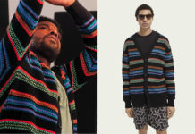 QUEER EYE : Reggie’s striped cardigan in 6×08