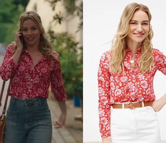 L’AMOUR (PRESQUE) PARFAIT : la chemise rouge à fleurs de Jul dans l’épisode 4