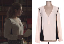 ICI TOUT COMMENCE : la blouse rose de Lætitia dans l’épisode 326