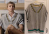 REBELDE : Luka’s grey cable-knit sleeveless sweater in S1E07