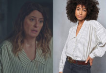 PLUS BELLE LA VIE : la chemise rayée de Luna dans l’épisode 4447