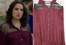 L’AMOUR (PRESQUE) PARFAIT : la chemise à carreaux de Manon dans l’épisode 1