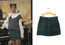 REBELDE : MJ’s green skirt in S1E01