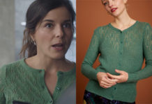 DEMAIN NOUS APPARTIENT : le cardigan vert de Roxane dans l’épisode 1101