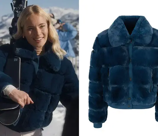 KITZ : la doudoune en fausse fourrure bleue de Vanessa dans l’épisode 4