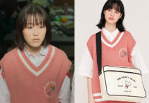 ALL OF US ARE DEAD : Hyo-ryeong’s cable knit vest in S1E03